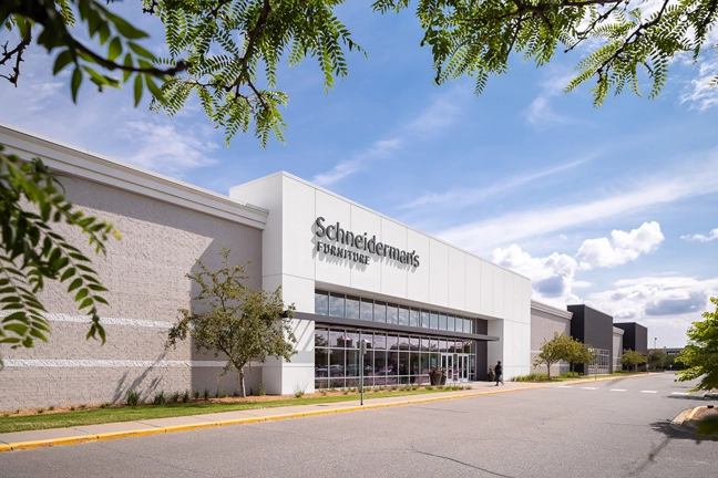 exterior of Schneiderman's Furniture - Coon Rapids Showroom